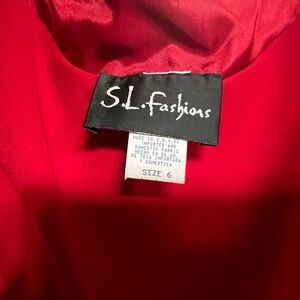 S.L. Fashions Vibrant Red Attire